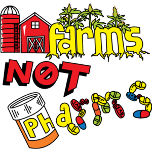 Farms Not Pharms™ Sticker